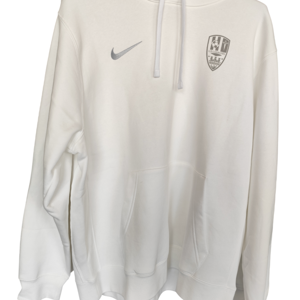 Sudadera con capucha blanca